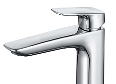 Смеситель для раковины Aquatek Вега AQ1005CR донный клапан, хром