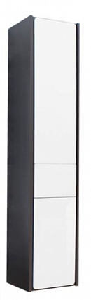 Шкаф пенал Roca Ronda 32 см ZRU9302967 белый глянец/антрацит R