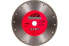 Диск алмазный Turbo 230x22.23x8х2.7 мм, сухой рез Diaforce 501230