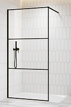 Душевая перегородка RGW Walk In WA-09B 120x200 черный, прозрачное 06100912-14