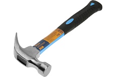 Молоток-гвоздодер Тундра фибергласовая 2К рукоятка, 500 г 882008