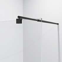 Душевая перегородка Niagara Eco NG-551-90BLACK 90x190 стекло прозрачное, черный