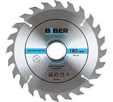 Диск пильный 185x30-20-16 z24, быстрый рез (5/25) Biber 85258 тов-199726