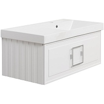 Мебель для ванной La Fenice Cubo 90 см белый матовый