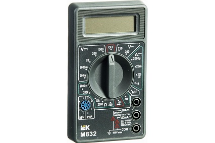 Цифровой мультиметр IEK Universal M832 7327705 TMD-2S-832