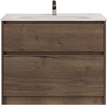 Тумба с раковиной BelBagno Kraft 80 см напольная Rovere Tabacco