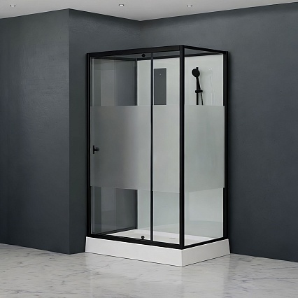 Душевая кабина RGW AN-207B 70x90 черный профиль