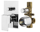 Смеситель для душа Plumberia TAG KITTG1001CR хром