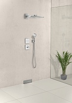 Модуль Hansgrohe ShowerSelect Glass 15736400 белое стекло