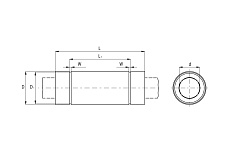 Линейный подшипник TECHNIX LME12UUTEСHNIX