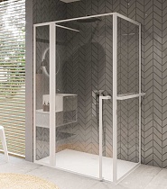 Душевой уголок Riho Lucid GD203 110x100 черный G005018121