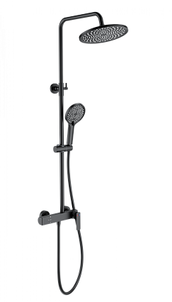 Душевая стойка Wonzon&Woghand WW-B3517-MB черный матовый