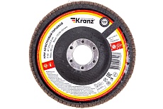 Круг лепестковый торцевой P40, 125x22.2 мм Kranz KR-90-0012