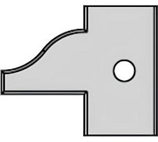 Нож для фрезы твердый сплав Profile 30x1.25x2 мм Dimar 3117101