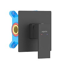 Смеситель для душа Aquatek Либра AQ1666MB черный матовый