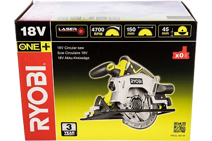 Дисковая пила Ryobi ONE+ RWSL1801M 5133001164