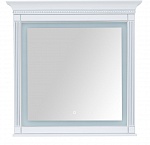 Зеркало Aquanet Селена 105 см, белый, серебро