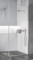 Душевая перегородка Vincea Волк-Ин (Walk-In) VSW-1HP900FLBN 90x200 брашированный никель, рифленое