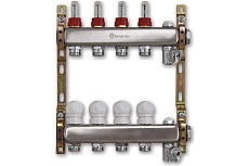 Коллектор в сборе 1&quot;, 9 выходов под евроконус с расходомерами Te-Sa 220ATT2-06-09D