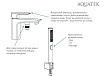 Смеситель на борт ванны Aquatek Вега AQ1044MB черный матовый