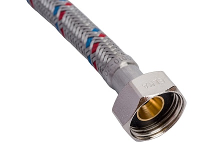 Подводка гибкая для воды с оплеткой из нержавеющей стали ELKA 1/2" х 50 см в/в ИС.100911