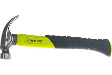 Молоток - гвоздодер Armero фиберглас, 600 г. A630/260