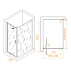 Душевой уголок RGW Stilvol SV-145B (SV-05B + Z-050-2B) 80x120 прозрачное, черный 703214582-14