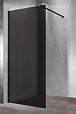 Душевая перегородка Vincea Walk-In VSW-1H900GFB 90x200 черный матовый, матовое тонированное