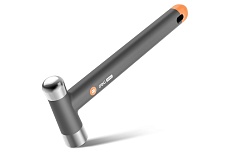 Молоток Deli "Home Series Gray" HT7008C 400 г, эксклюзивный дизайн, рукоять из Soft Touch пластика, подарочная упаковка 112883