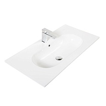 Тумба с раковиной BelBagno Kraft 80 см 1 ящик, полка Bianco Opaco