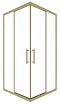Душевой уголок Timo TKSS-90/17C-8 90x90 прозрачный, матовое золото