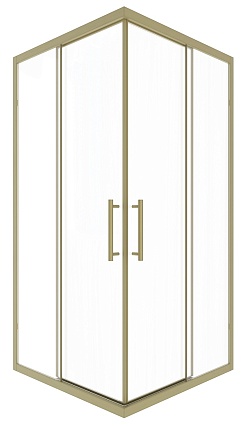 Душевой уголок Timo TKSS-90/17C-8 90x90 прозрачный, матовое золото