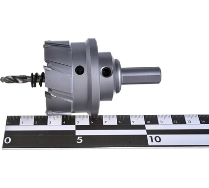 Коронка по металлу HM (55х28 мм; хвостовик 13 мм; комплект) D.BOR HS-HM-28-055-T