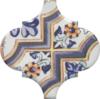 Декор Kerama Marazzi Арабески Майолика Гауди 6.5х6.5 см, OP\A161\65000