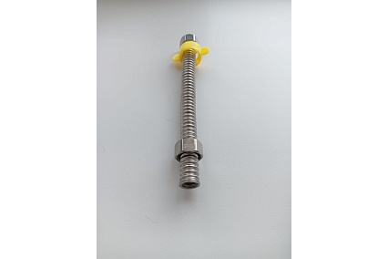 Гибкая сильфонная подводка Kopfgescheit из нержавеющей стали 1/2", 20 см KR-A304.30