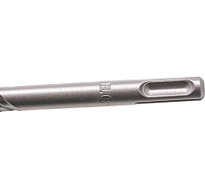 Бур по бетону, двойная спираль, Cobalt W-tip (12x210 мм; SDS PLUS) Denzel 705024