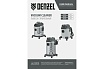 Строительный пылесос Denzel rvc30, 1400 вт, бак 30 л, шланг 3 м, розетка с автосинхр 28203