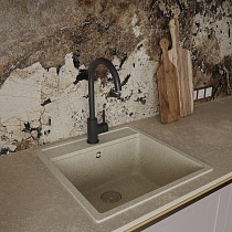 Смеситель для кухни Oliveeka OL-963002-MB черный матовый