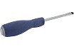 Силовая шлицевая отвертка (Slotted, 6.5 x100 мм, держатель) Мастак 040-65102H