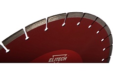 Диск алмазный сегментный по армированному бетону (400х25.4 мм) Elitech 1110.008600
