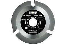 Диск пильный по дереву FastCutter 125х22.23 мм, 3T для УШМ Diamond Industrial DIDD125Z3