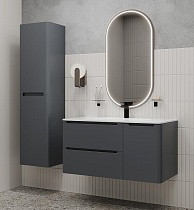 Мебель для ванной Iddis Edifice 100 см темно-серый