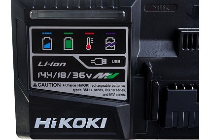Аккумуляторный ударный гайковерт Hikoki WR36DB BL 1130Нм, 36В 2х2.5Ач WR36DBRGZ
