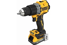Ударная бесщеточная дрель-шуруповерт DeWalt 2 скорости, 2 АКБ 18 В XR Li-Ion DCD805E2T-QW
