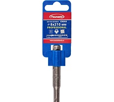 Бур по бетону Tsunami PROFESSIONAL Cross 8х210/160 мм, SDS-plus T10610300008210