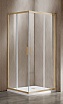 Душевой уголок Vincea Garda VSS-1G1212CLG 120x120 брашированное золото, прозрачный