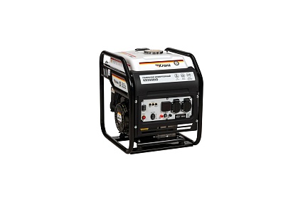 Инверторный генератор Kranz KR3500IO 3,5 кВт, 230 В, 7 л, открытый корпус, ручной старт KR-16-1143