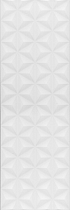 Керамическая плитка Kerama Marazzi Диагональ белый структ. обрезной 25х75 см, 12119R
