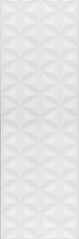Керамическая плитка Kerama Marazzi Диагональ белый структ. обрезной 25х75 см, 12119R