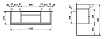 Тумба с раковиной Laufen Palace New 120 см 2 ящика, белый матовый